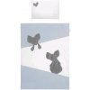 6-dielne posteľné obliečky Belisima Mouse 90/120 modré 6-dielne posteľné obliečky Belisima Mouse 90/120 modré