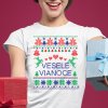 Tričko s potlačou VESELÉ VIANOCE Dámsky Biela XS Tričko s potlačou VESELÉ VIANOCE Dámsky Biela XS