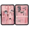 Sada na manikúru aj pedikúru 18ks v ružovom púzdre Sada na manikúru aj pedikúru 18ks v ružovom púzdre