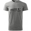 Evolution Football - Klasické pánske tričko vyššej gramáže - 3XL ( Tmavosivý melír ) Evolution Football - Klasické pánske tričko vyššej gramáže - 3XL ( Tmavosivý melír )
