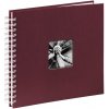 HAMA 1965 album klasický špirálový FINE ART 28x24 cm, 50 strán, bordová, biele HAMA 1965 album klasický špirálový FINE ART 28x24 cm, 50 strán, bordová, biele