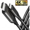 AXAGON RVC-HI2MC, USB-C -> HDMI 2.0a redukce / kabel 1.8m, 4K/60Hz HDR10 RVC-HI2MC AXAGON RVC-HI2MC, USB-C -> HDMI 2.0a redukce / kabel 1.8m, 4K/60Hz HDR10 RVC-HI2MC