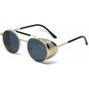 Oválne slnečné okuliare Cyber Steampun Zlato- dymové Oválne slnečné okuliare Cyber Steampun Zlato- dymové