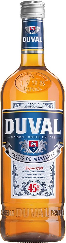 Duval Pastis Liqueur 45% 0,7 l (čistá fľaša)