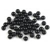 Plastové voskové koráliky Ø8mm/10g čierne Plastové voskové koráliky Ø8mm/10g čierne