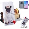 Peňaženkové kožené puzdro na Samsung Galaxy S10 - Pug Peňaženkové kožené puzdro na Samsung Galaxy S10 - Pug