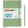 Leuchtturm1917 Zápisník 120G Sage A5 bodkovaný