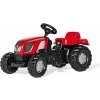 Šliapací traktor Zetor 11441 červený Šliapací traktor Zetor 11441 červený