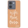 Picasee silikonový průhledný obal pro Vivo Y36 4G - Boss Mama Picasee silikonový průhledný obal pro Vivo Y36 4G - Boss Mama