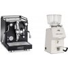 La Pavoni Cellini Classic, black + Ascaso H64, white La Pavoni Cellini Classic, black + Ascaso H64, white