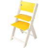 Sedees Rostoucí dětská židle Line žlutá, bílé bočnice - chytrá židle Sedees Sedees Rostoucí dětská židle Line žlutá, bílé bočnice - chytrá židle Sedees