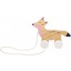 Adam Toys Edukačná bambusová hračka ťahacia - Líška Adam Toys Edukačná bambusová hračka ťahacia - Líška