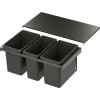 VS ENVI Flex systém na třídění odpadu KB 800 mm, 2×22/1×16 l, lava