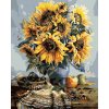 Diamondi Diamantové maľovanie KYTICA SLNEČNÍC JESENNE LADENÉ 40 x 50 cm vypnuté plátno na rám