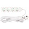 STREND PRO Kábel DG-F804B L-3 m, predlžovací, biely, 4x zásuvka, new edition STREND PRO Kábel DG-F804B L-3 m, predlžovací, biely, 4x zásuvka, new edition