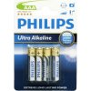 Philips Ultra Alkaline AAA 4ks LR03E4B/10 Philips Ultra Alkaline AAA 4ks LR03E4B/10
