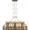 Luster do kuchyne stropná Tiffany lampa 115*34*141 Luster do kuchyne stropná Tiffany lampa 115*34*141