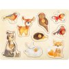 Small foot Drevené puzzle Lesné zvieratká Small foot Drevené puzzle Lesné zvieratká