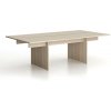 Rokovací kancelársky stôl SOLID + 2x prísed, 240x125 cm, dub prírodný Rokovací kancelársky stôl SOLID + 2x prísed, 240x125 cm, dub prírodný
