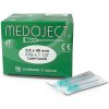 Medoject injekčná ihla 21G 0,8x40mm zelená jednorázová, 100ks Medoject injekčná ihla 21G 0,8x40mm zelená jednorázová, 100ks