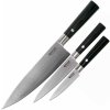 Böker Damast Black set kuchyňských nožů 3 ks