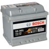 BOSCH S5 12V 52Ah 520A 0 092 S50 010 BOSCH S5 12V 52Ah 520A 0 092 S50 010