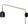 Nástenné svetlo Gaspar čierno-zlaté Nástenné svetlo Gaspar čierno-zlaté