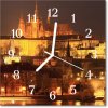 Nástenné sklenené hodiny Praha 30x30 cm Nástenné sklenené hodiny Praha 30x30 cm