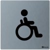 MERIDA Piktogram z nerez ocele STELLA mat-WC invalidi GSM010 MERIDA Piktogram z nerez ocele STELLA mat-WC invalidi GSM010