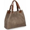 Kožené kabelka shopper bag Vittoria Gotti zemitá 2269-Jziem Kožené kabelka shopper bag Vittoria Gotti zemitá 2269-Jziem