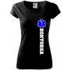 Hviezda života - doktorka - Dámske tričko Pure - S ( Čierna ) Hviezda života - doktorka - Dámske tričko Pure - S ( Čierna )