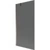 MEXEN/S - Next vaňová zástena FIX 90 x 150, grafit, růžové zlato 895-090-000-00-40-60 MEXEN/S - Next vaňová zástena FIX 90 x 150, grafit, růžové zlato 895-090-000-00-40-60