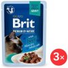 Brit Premium Cat Delicate Fillets in Gravy with Beef 3 x 85 g