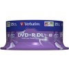 1x25 Verbatim DVD+R Double Layer 8x Speed, 8,5GB matt silver 1x25 Verbatim DVD+R Double Layer 8x Speed, 8,5GB matt silver