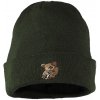 Bontis Pletená čiapka s výšivkou Diviak - Olivová Bontis Pletená čiapka s výšivkou Diviak - Olivová