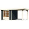 LANIT PLAST drevený domček KARIBU ASKOLA 3,5 + prístavok 240 cm (48912) antracit LG3188 – cena za ks LANIT PLAST drevený domček KARIBU ASKOLA 3,5 + prístavok 240 cm (48912) antracit LG3188 – cena za ks