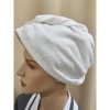 Dámsky froté turban na vlasy s gombíkom Dámsky froté turban na vlasy s gombíkom