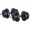 Bitúmenové nastaviteľné činky inSPORTline 2x 10 kg Bitúmenové nastaviteľné činky inSPORTline 2x 10 kg