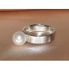 Prsteň s perlou BC032SR-W Prsteň s perlou BC032SR-W