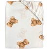 Baby Nellys Prestieradlo Míša biely s potlačou 70x140