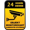 abenys nálepka - Objekt je monitorovaný kamerovým systémom 24 hodín denne abenys nálepka - Objekt je monitorovaný kamerovým systémom 24 hodín denne