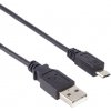 PremiumCord Kabel micro USB 2.0, A-B 1,8m, dlouhý micro USB konektor PremiumCord Kabel micro USB 2.0, A-B 1,8m, dlouhý micro USB konektor