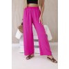 Pink wide trousers fuchsiová One size Kesi Włoski 5907302534637 Pink wide trousers fuchsiová One size Kesi Włoski 5907302534637