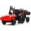 Beneo TOP-WORKER, elektrický traktor s naberačkami a prívesom, 12V, červený TOPWORKER_RED_Li Beneo TOP-WORKER, elektrický traktor s naberačkami a prívesom, 12V, červený TOPWORKER_RED_Li