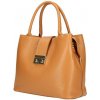Mondo Italia Koňaková dámska kožená kabelka 1137 Made in Italy Koňak Mondo Italia Koňaková dámska kožená kabelka 1137 Made in Italy Koňak