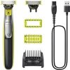 Philips OneBlade 360 QP2834/23 zastřihovač na tvář a tělo, voděodolný, 2 nástavce, akumulátorový provoz Philips OneBlade 360 QP2834/23 zastřihovač na tvář a tělo, voděodolný, 2 nástavce, akumulátorový provoz