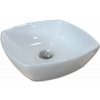 Umývadlo na dosku ISCHIA hranaté - 42x42x13, 5cm Umývadlo na dosku ISCHIA hranaté - 42x42x13, 5cm