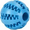 Dentálna loptička pre psov modrá, s vôňou mäty, 3 veľkosti - L - ø 7cm Dentálna loptička pre psov modrá, s vôňou mäty, 3 veľkosti - L - ø 7cm
