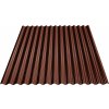 Plotový obojstranne farebný plech Bilka S18, 2000 x 1100mm RAL 8017 (hnedá) 0.4mm Lesklá Plotový obojstranne farebný plech Bilka S18, 2000 x 1100mm RAL 8017 (hnedá) 0.4mm Lesklá