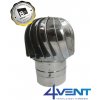 4VENT ventilačná a komínová turbína Easy 150 nerez